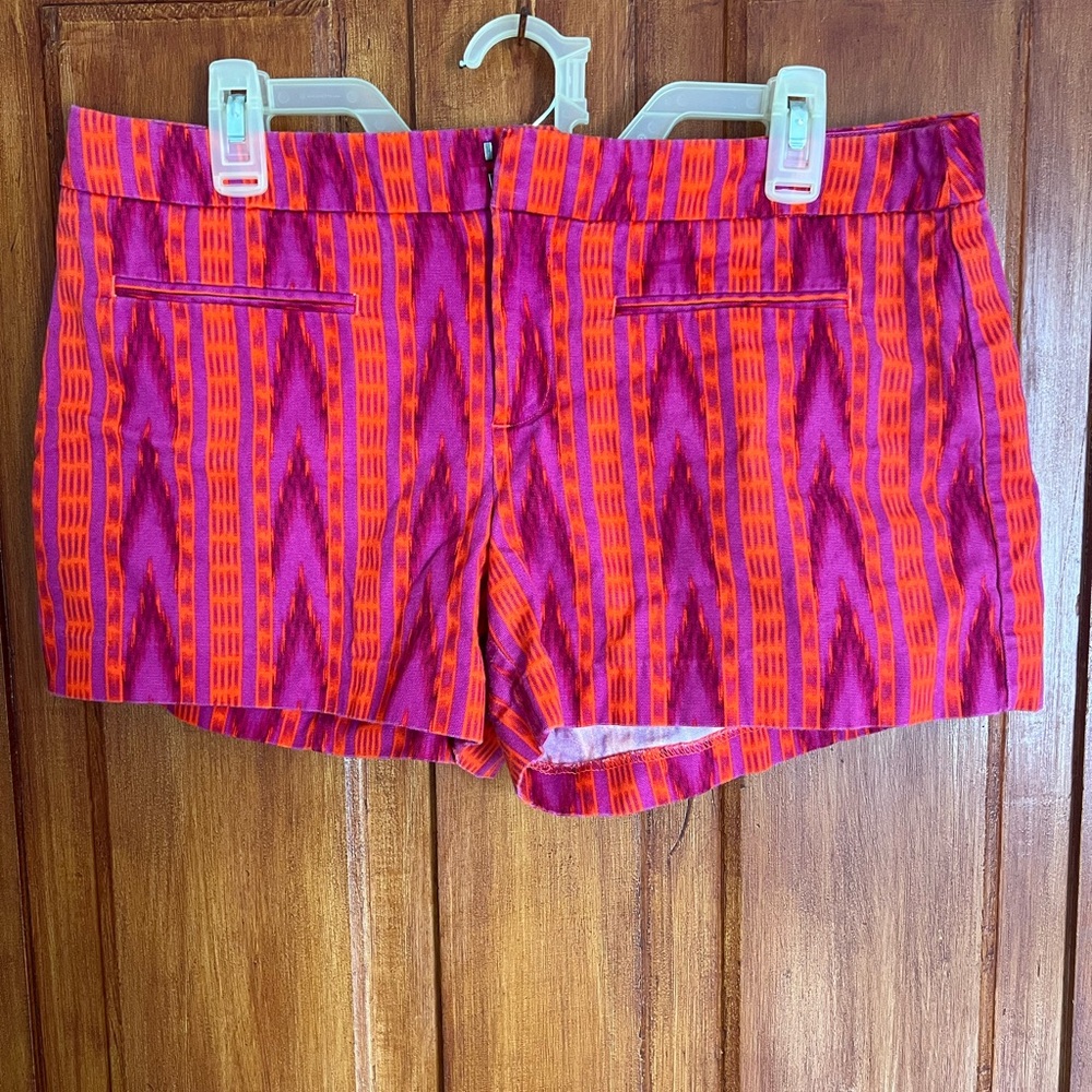 GAP Pink & Orange Patterned Cotton Blend Shorts